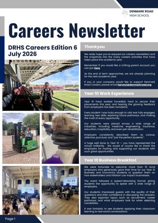 Careers Newsletter Edition 6